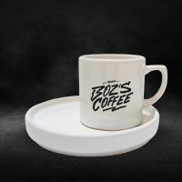 Bozs Coffee Kuru Kafa Logolu Türk Kahvesi Fincanı
