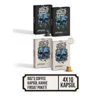 Kapsül Kahve 4'lü Fırsat Paketi Nespresso Uyumlu 40 Kapsül